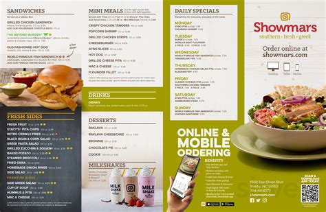 showmars gastonia|showmars gastonia menu.